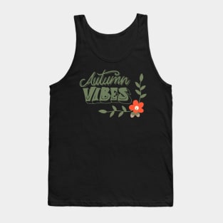 Autumn vibes design. Tank Top